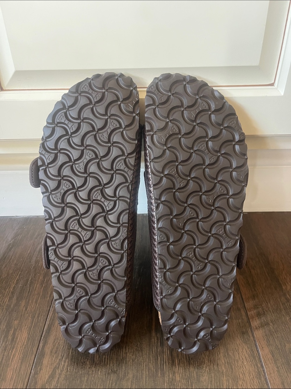 NWT BIRKENSTOCK BIG BUCKLE RAFFIA SANDAL - Picture 7 of 7